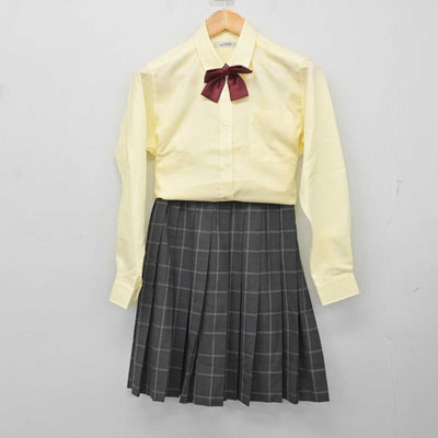 【中古】茨城県 大成女子高等学校 女子制服 6点 (ブレザー・ニット・シャツ・スカート) sf076708