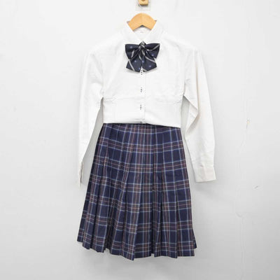 【中古】神奈川県 白鵬女子高等学校 女子制服 4点 (ブレザー・シャツ・スカート) sf076712