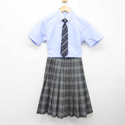 【中古】神奈川県 白鵬女子高等学校 女子制服 4点 (ニットベスト・シャツ・スカート) sf076715