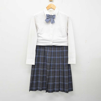 【中古】大阪府 東淀川高等学校 女子制服 4点 (ブレザー・シャツ・スカート) sf076720