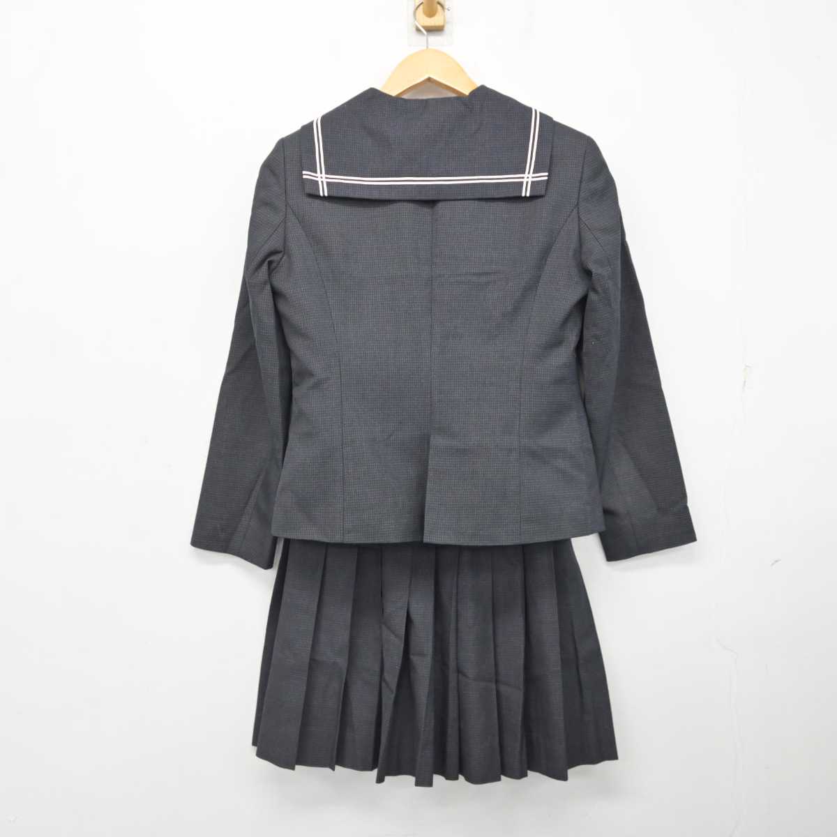 【中古】広島県 瀬戸内高等学校 女子制服 4点 (ブレザー・セーラー服・スカート) sf076724