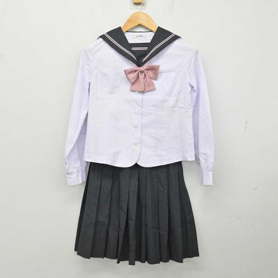 【中古】広島県 瀬戸内高等学校 女子制服 4点 (ブレザー・セーラー服・スカート) sf076724