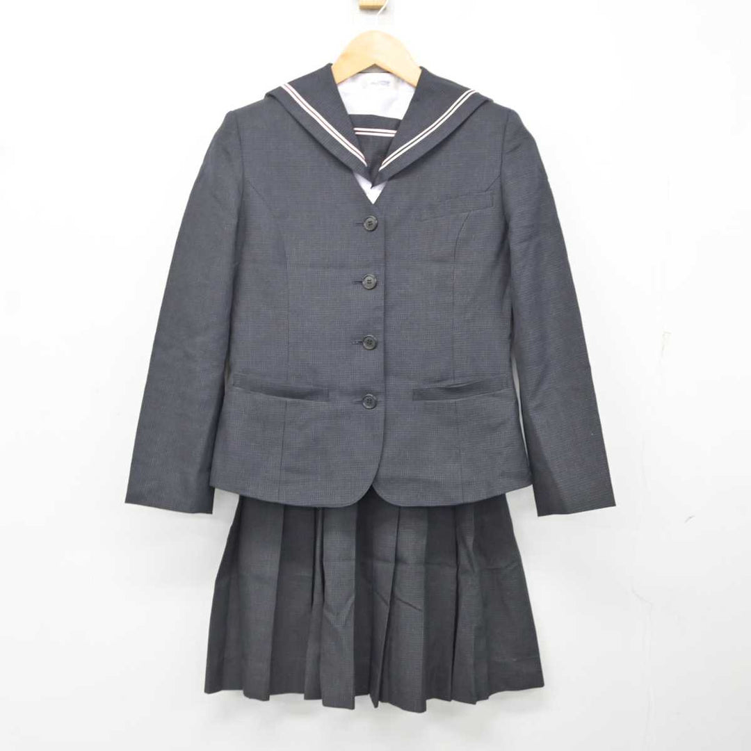 中古】広島県 瀬戸内高等学校 女子制服 3点 (ブレザー・セーラー服・スカート) sf076726 | 中古制服通販パレイド