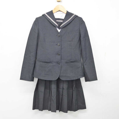 【中古】広島県 瀬戸内高等学校 女子制服 3点 (ブレザー・セーラー服・スカート) sf076726