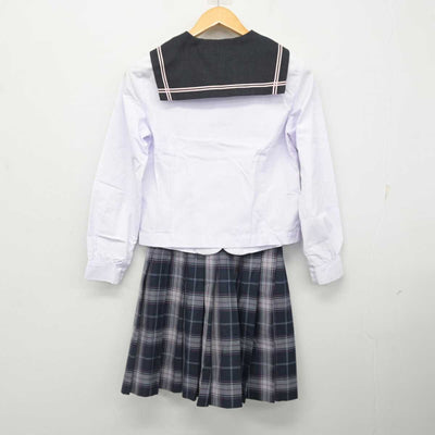 【中古】広島県 瀬戸内高等学校 女子制服 3点 (セーラー服・スカート) sf076727