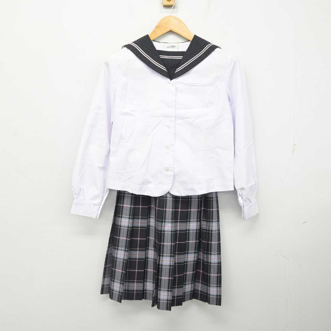 中古】広島県 瀬戸内高等学校 女子制服 3点 (セーラー服・スカート) sf076727 | 中古制服通販パレイド