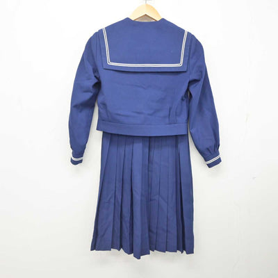 【中古】山口県 黒石中学校 女子制服 2点 (セーラー服・スカート) sf076732