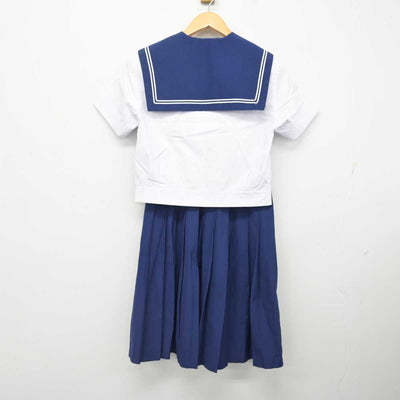 【中古】山口県 黒石中学校 女子制服 2点 (セーラー服・スカート) sf076735