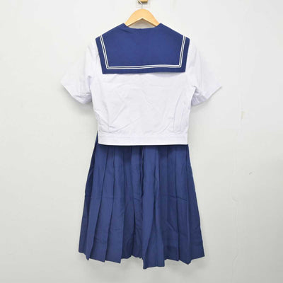 【中古】山口県 黒石中学校 女子制服 2点 (セーラー服・スカート) sf076736