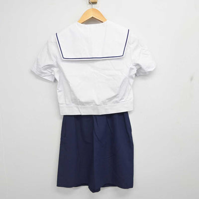 【中古】石川県 七尾商業高等学校 女子制服 3点 (セーラー服・スカート) sf076749