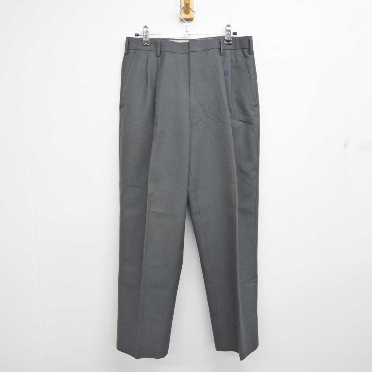 【中古】青森県 東奥義塾高等学校 男子制服 4点 (ブレザー・シャツ・ズボン) sf076752