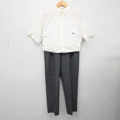 【中古】青森県 東奥義塾高等学校 男子制服 2点 (シャツ・ズボン) sf076753