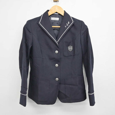 【中古】兵庫県 日ノ本学園高等学校 女子制服 2点 (ブレザー・スカート) sf076764