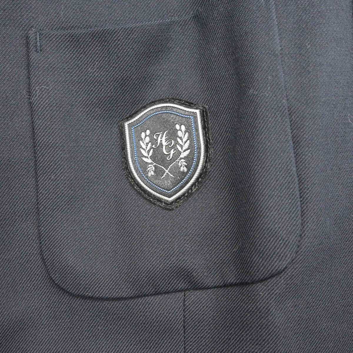 【中古】兵庫県 日ノ本学園高等学校 女子制服 2点 (ブレザー・スカート) sf076764