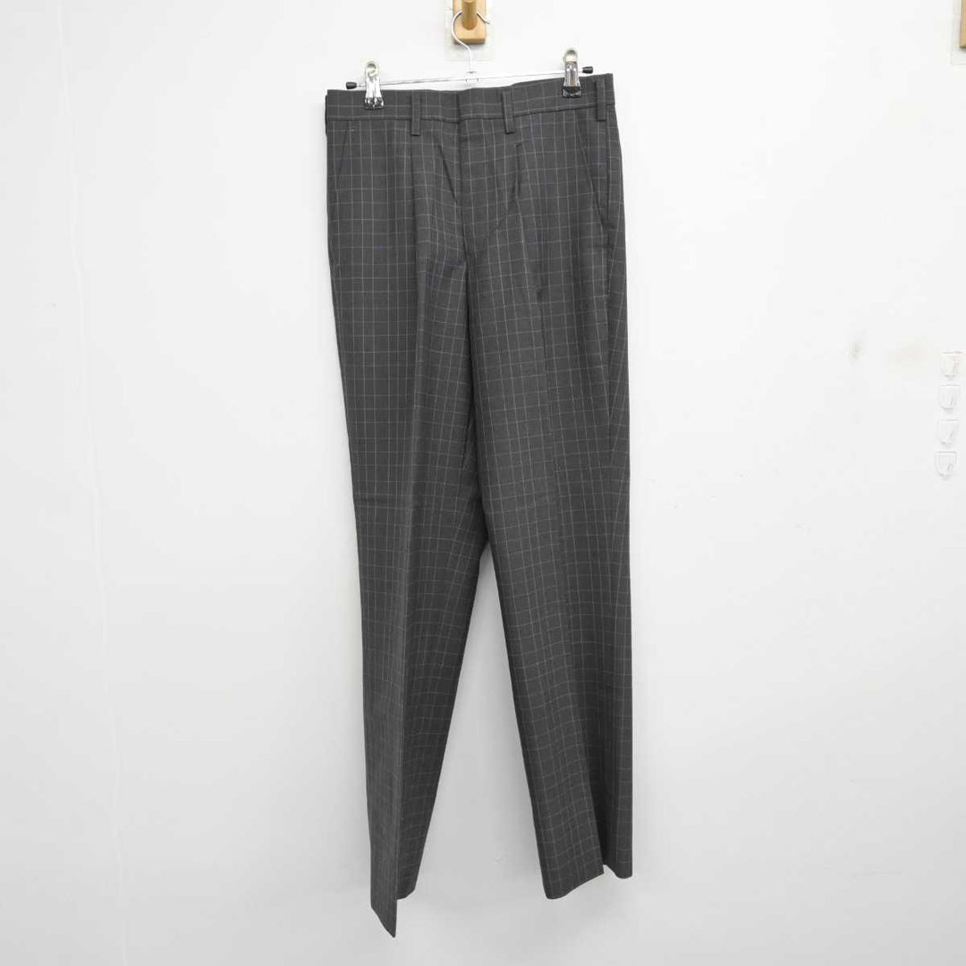 中古】群馬県 伊勢崎工業高等学校 男子制服 2点 (シャツ・ズボン