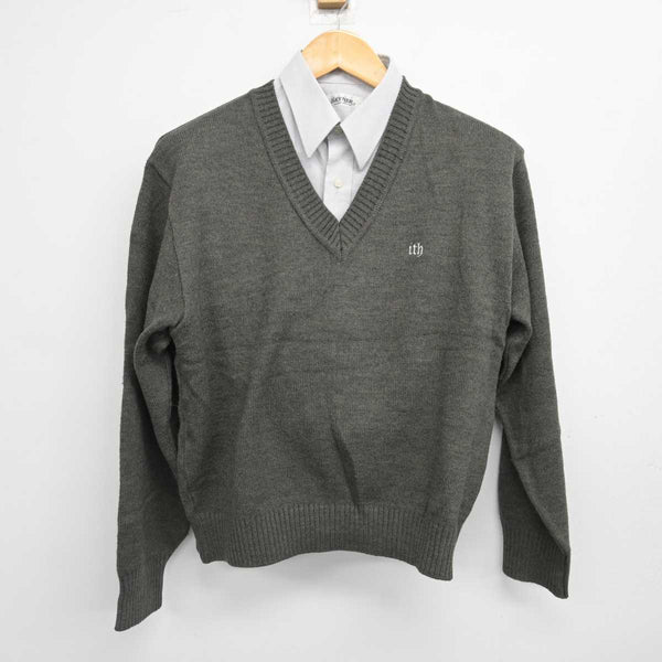 【中古】群馬県 伊勢崎工業高等学校 男子制服 2点 (ニット・シャツ) sf076769 | 中古制服通販パレイド