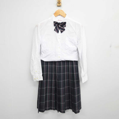 【中古】東京都 東京都市大学等々力中学校 女子制服 3点 (シャツ・スカート) sf076775