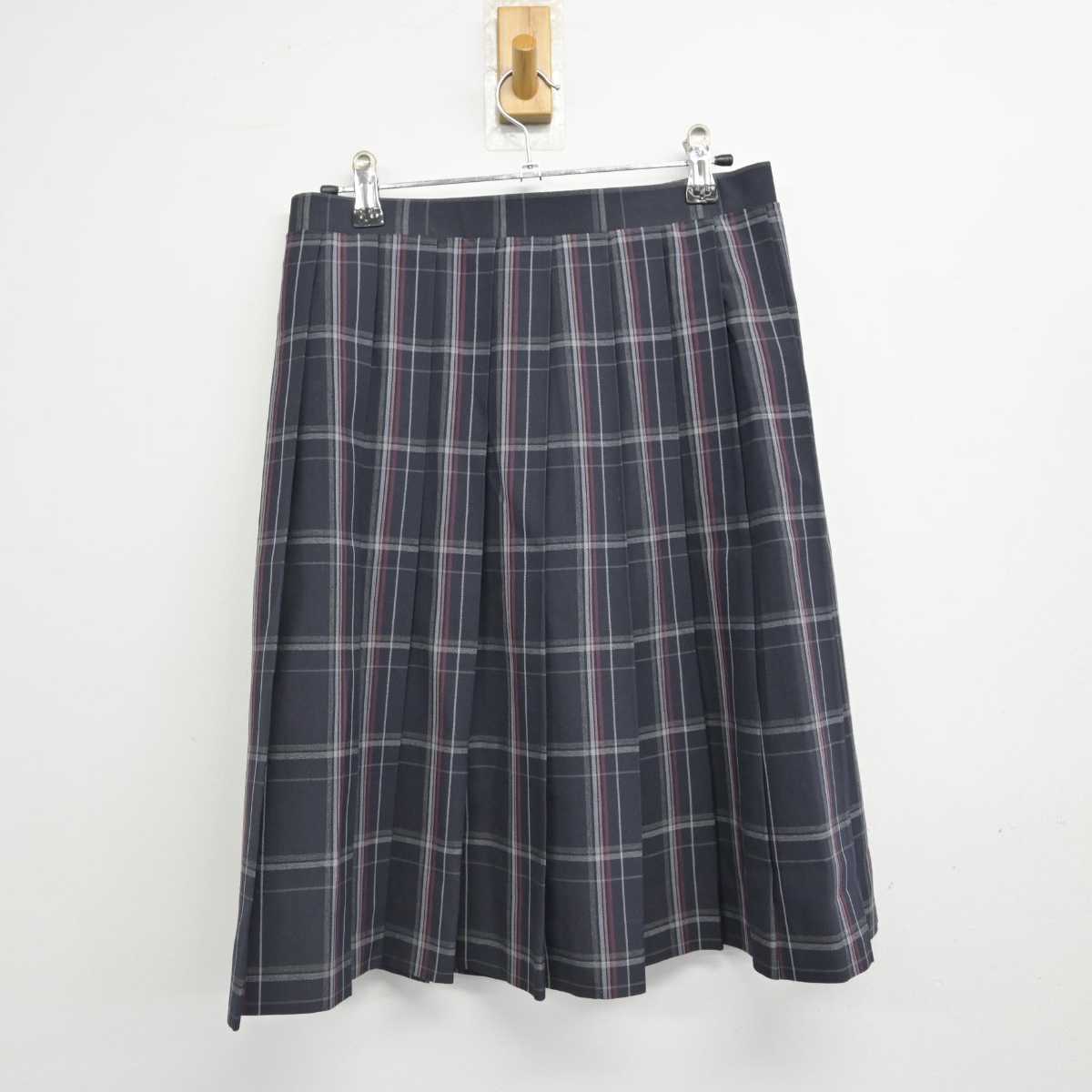 【中古】東京都 東京都市大学等々力中学校 女子制服 3点 (シャツ・スカート) sf076775