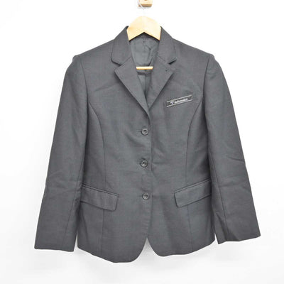 【中古】秋田県 角館高等学校 女子制服 3点 (ブレザー・ニットベスト) sf076780