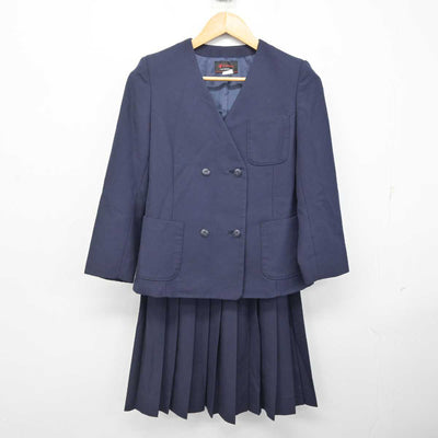 【中古】秋田県 中仙中学校 女子制服 2点 (ブレザー・スカート) sf076781