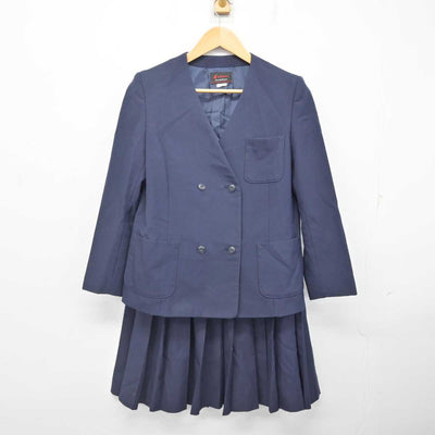 【中古】秋田県 中仙中学校 女子制服 3点 (ブレザー・スカート・スカート) sf076782