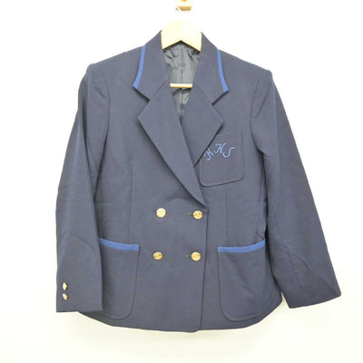 【中古】神奈川県 白山高等学校 女子制服 3点 (ブレザー・スカート・スカート) sf076784