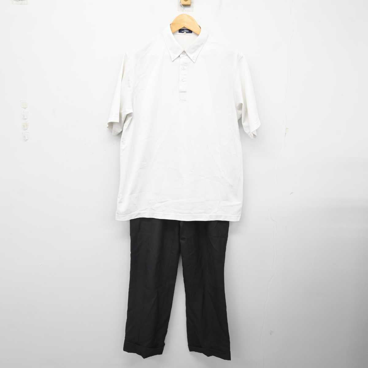 【中古】北海道 藻岩高等学校 男子制服 4点 (学ラン・シャツ・ズボン) sf076797