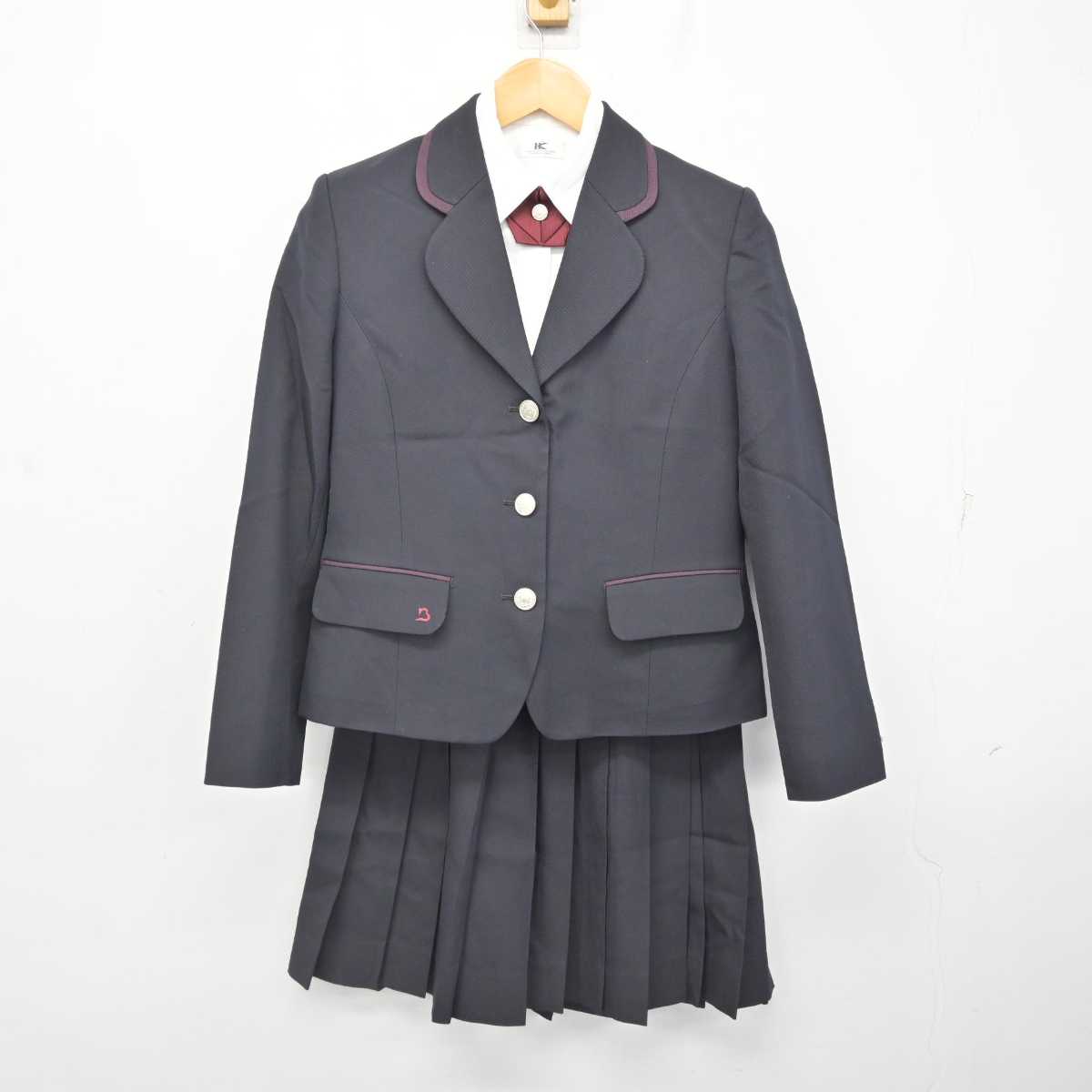 【中古】大阪府 梅花高等学校 女子制服 4点 (ブレザー・シャツ・スカート) sf076803