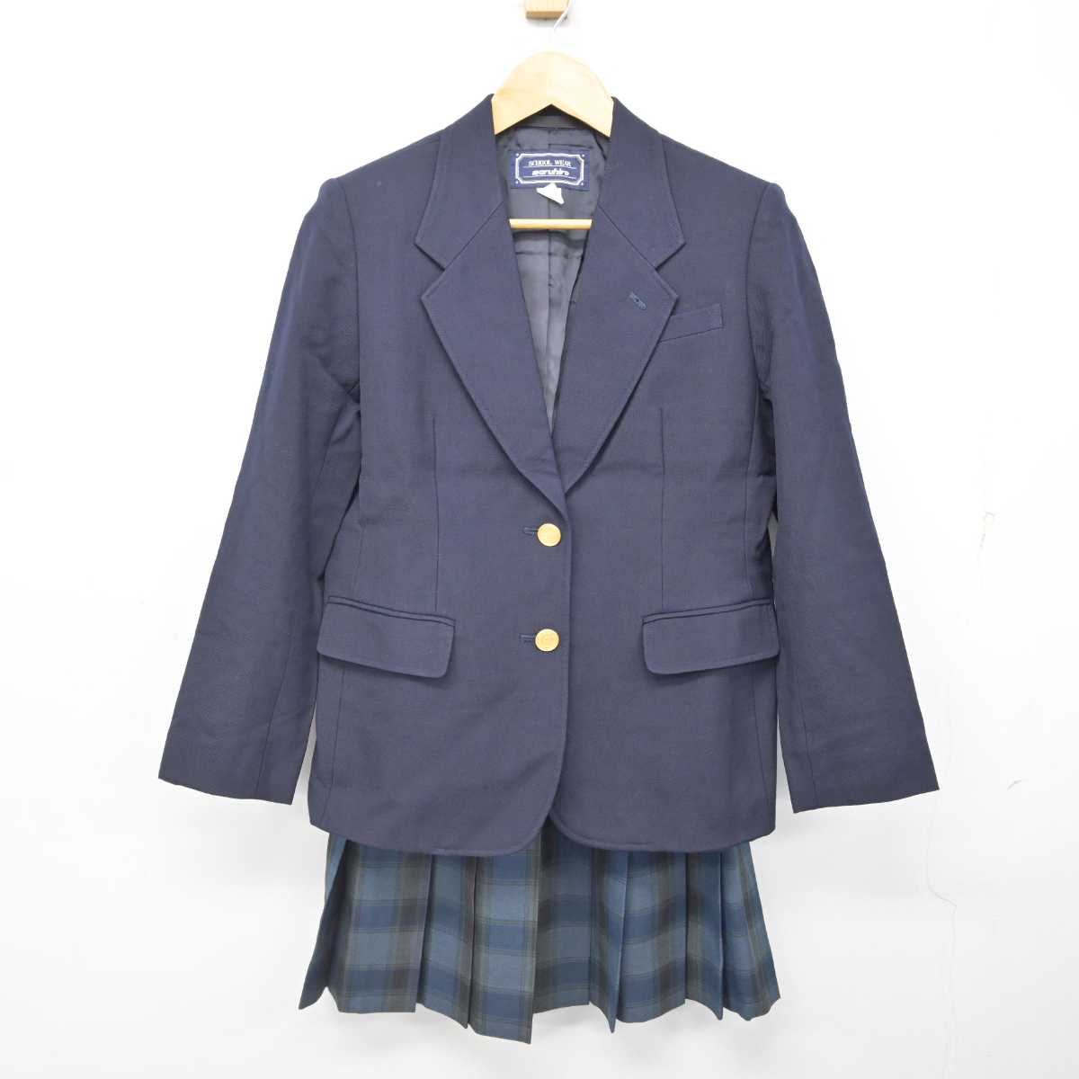 【中古】埼玉県 入間向陽高等学校 女子制服 3点 (ブレザー・ベスト・スカート) sf076812