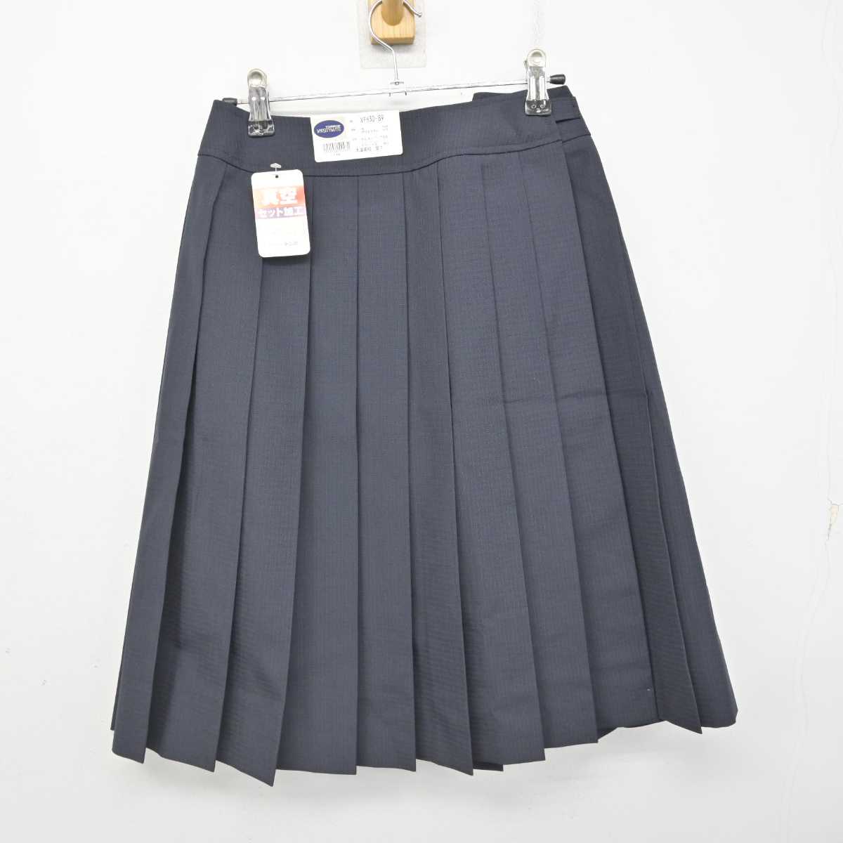 【中古】福岡県 福岡大学附属大濠高等学校 女子制服 3点 (シャツ・スカート) sf076817