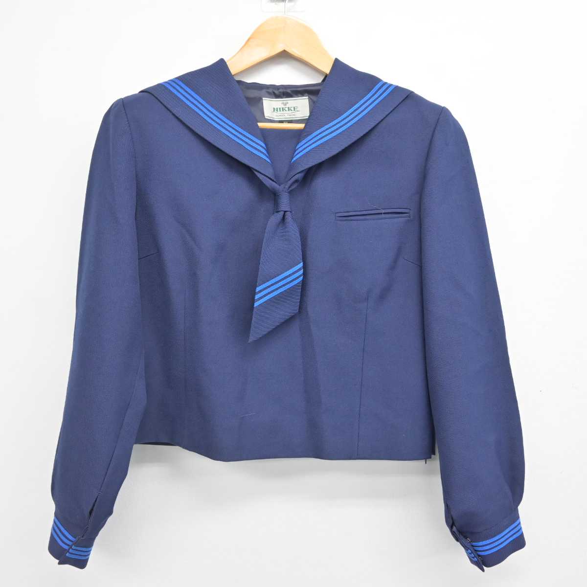 【中古】千葉県 野田市立岩名中学校 女子制服 3点 (セーラー服・スカート) sf076825