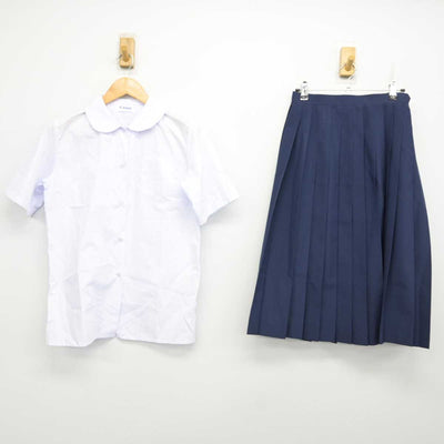 【中古】千葉県 野田市立岩名中学校 女子制服 2点 (シャツ・スカート) sf076827