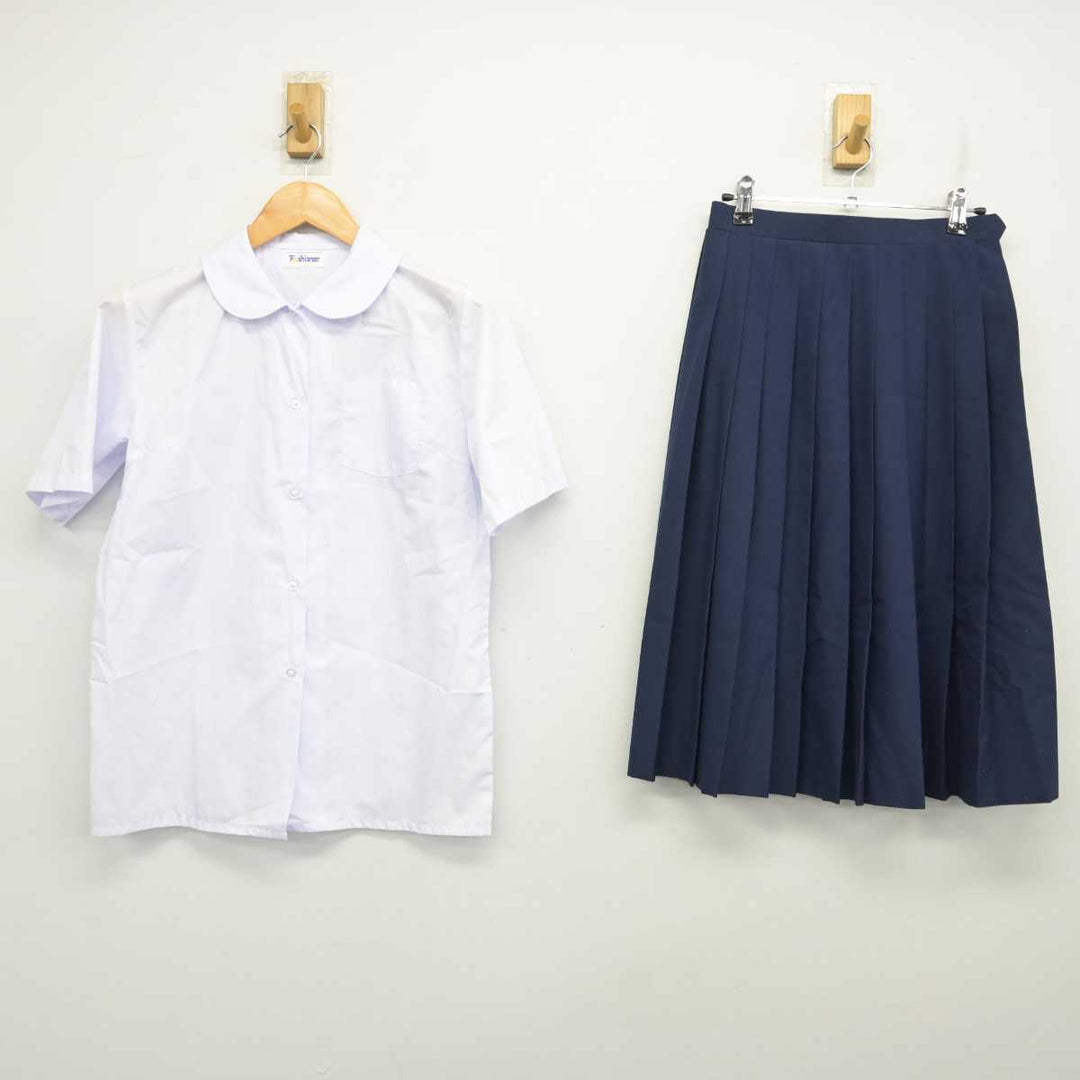 【中古】千葉県 野田市立岩名中学校 女子制服 2点 (シャツ・スカート) sf076828