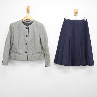 【中古】宮崎県 佐土原高等学校 女子制服 2点 (ブレザー・スカート) sf076841