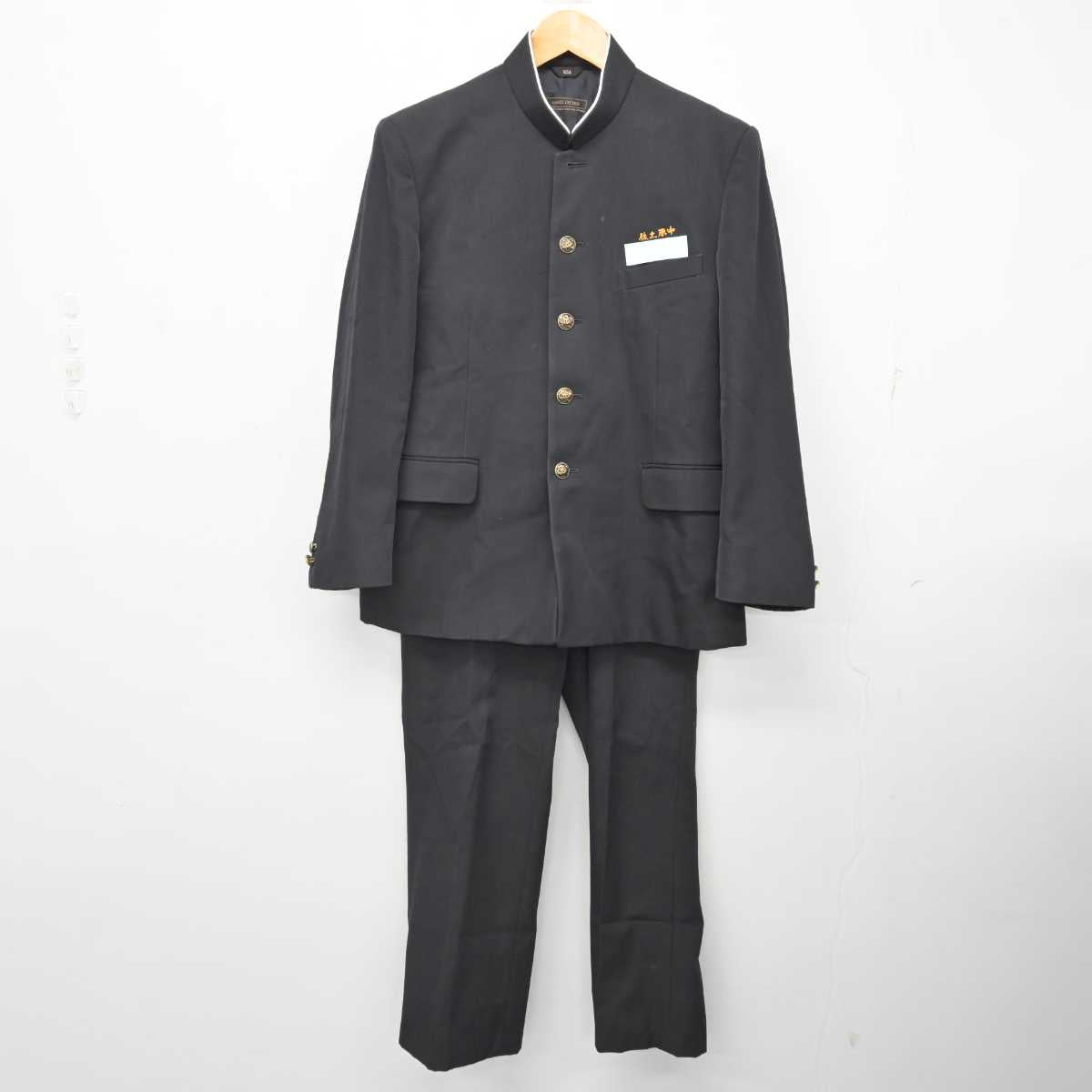 【中古】宮崎県 佐土原中学校 男子制服 2点 (学ラン・ズボン) sf076842