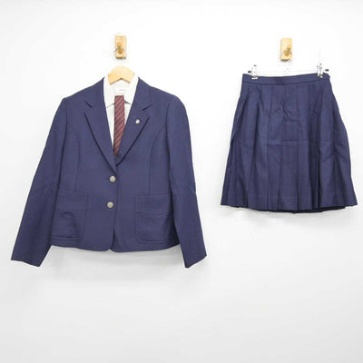 【中古】神奈川県 大和西高等学校 女子制服 5点 (ブレザー・シャツ・スカート) sf076846