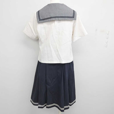 【中古】愛媛県 済美高等学校 女子制服 3点 (セーラー服・スカート) sf076850