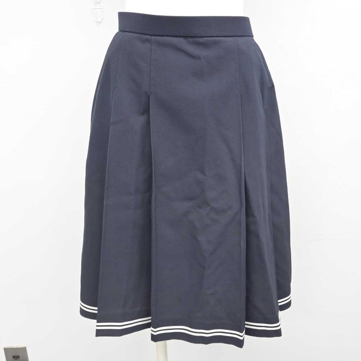 【中古】愛媛県 済美高等学校 女子制服 3点 (セーラー服・スカート) sf076850