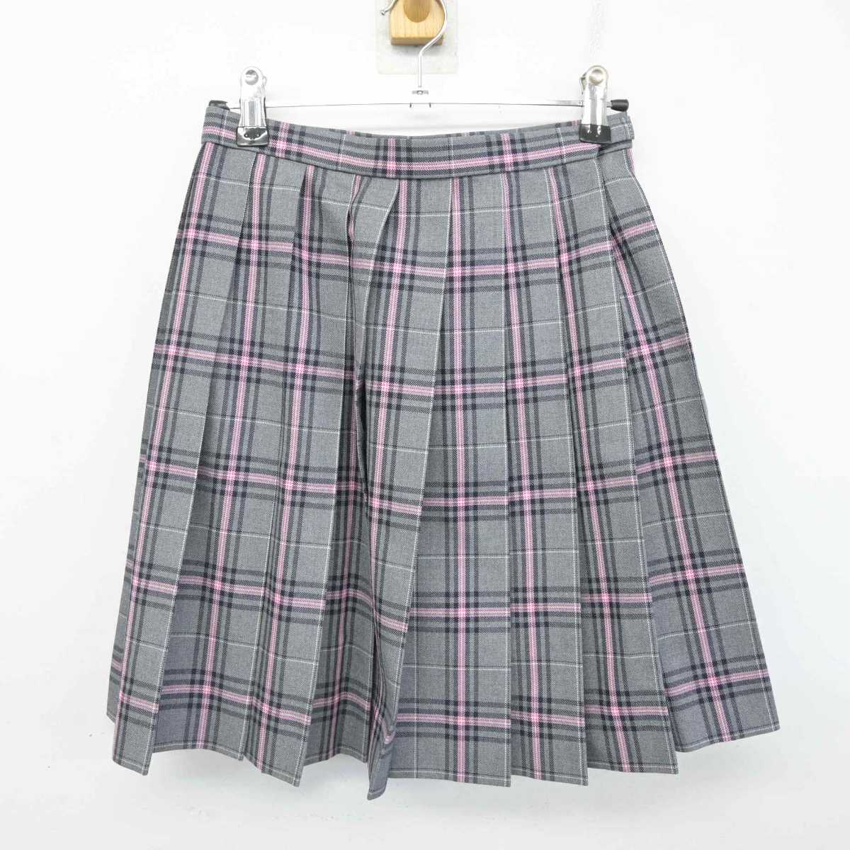 【中古】 クラーク記念国際高等学校 女子制服 4点 (ブレザー・スカート) sf076855