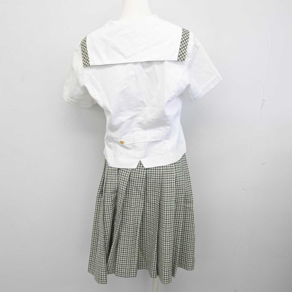 【中古】福島県 須賀川桐陽高等学校 女子制服 3点 (セーラー服・スカート) sf076866