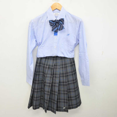 【中古】沖縄県 辺土名高等学校 女子制服 5点 (ブレザー・シャツ・スカート) sf076868