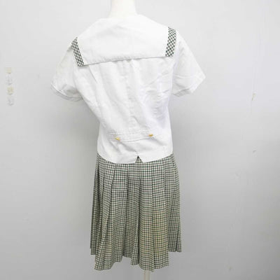 【中古】福島県 須賀川桐陽高等学校 女子制服 4点 (セーラー服・スカート) sf076875