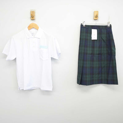 【中古】広島県 府中市立第一中学校 女子制服 2点 (シャツ・スカート) sf076882