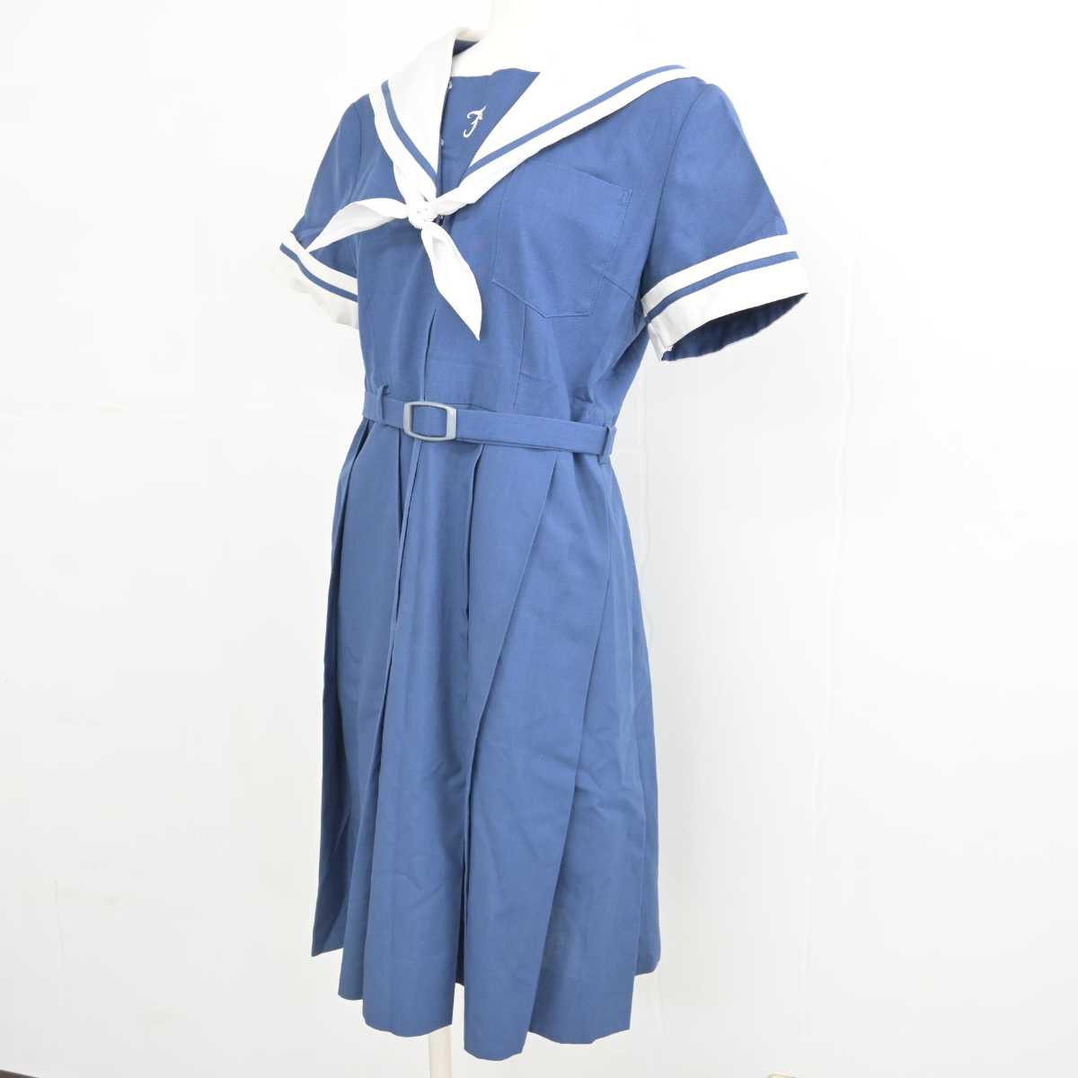 【中古】熊本県 熊本学園大学付属高等学校 女子制服 1点 (ワンピース) sf076897