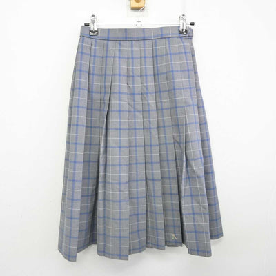 【中古】大阪府 芦間高等学校 女子制服 2点 (ニットベスト・スカート) sf076906