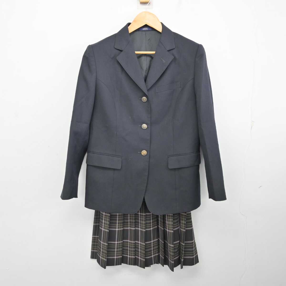 【中古】神奈川県 東山田中学校 女子制服 2点 (ブレザー・スカート) sf076910