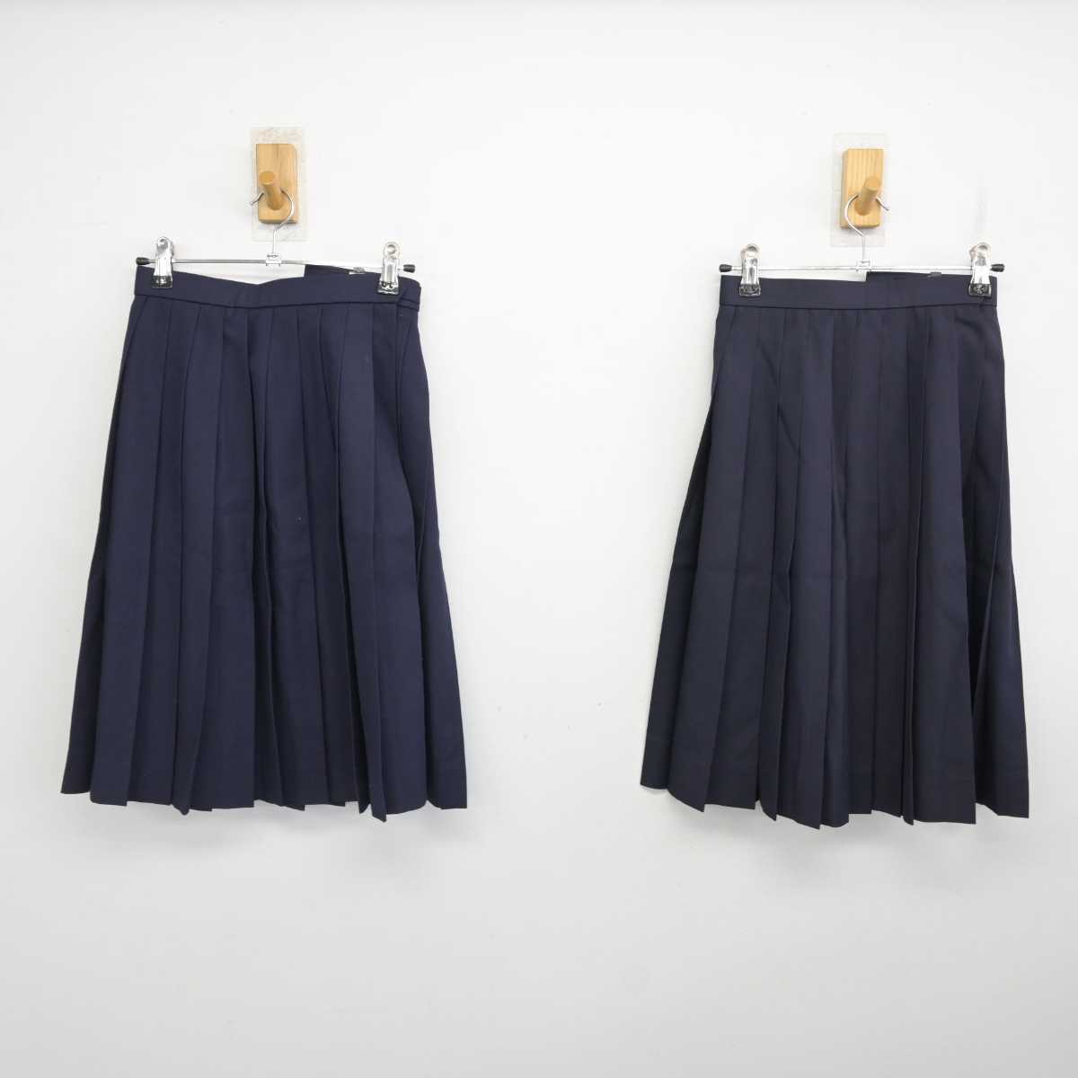 【中古】千葉県 船橋二和高等学校 女子制服 5点 (ブレザー・スカート) sf076927