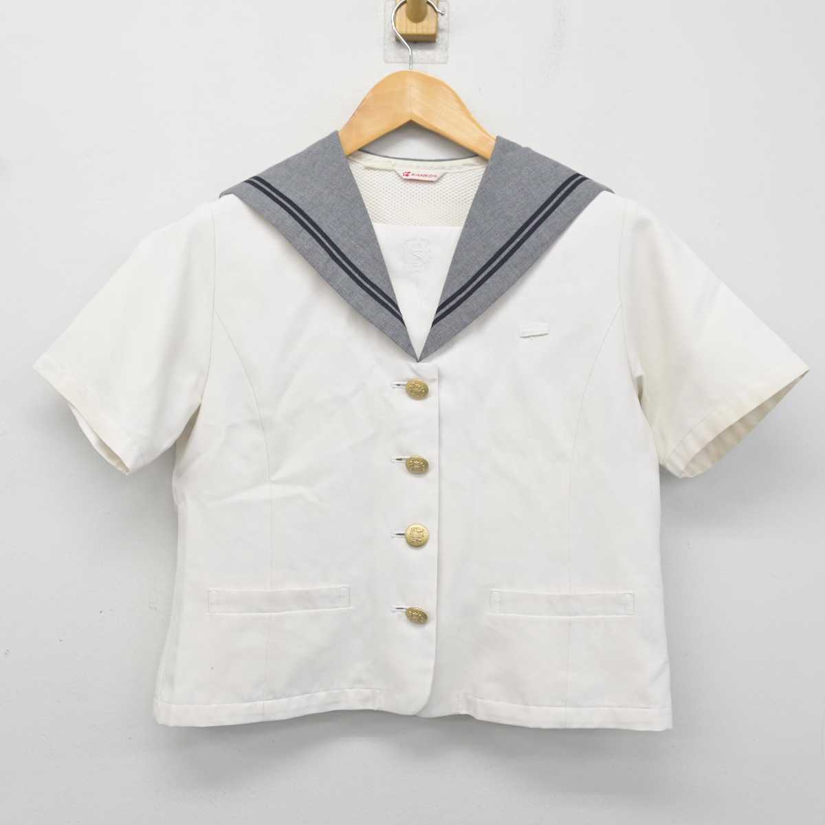 【中古】愛媛県 済美高等学校 女子制服 1点 (セーラー服) sf076934