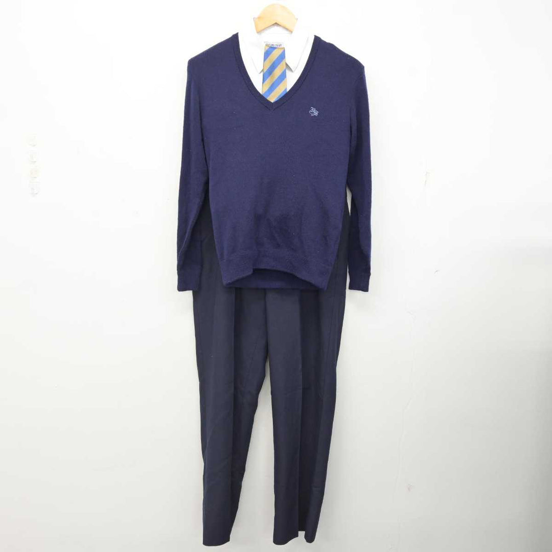 【中古】神奈川県 藤沢翔陵高等学校 男子制服 5点 (ブレザー・ニット・シャツ・ズボン) sf076935 | 中古制服通販パレイド