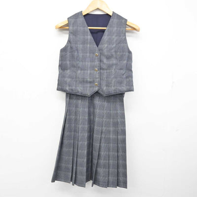 【中古】宮城県 中田中学校 女子制服 4点 (ブレザー・ベスト・スカート) sf076945